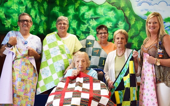 Hollister area residents donate quilts to Cox Medical Center Branson.