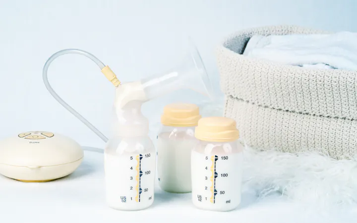 Medela electric pumps stock image