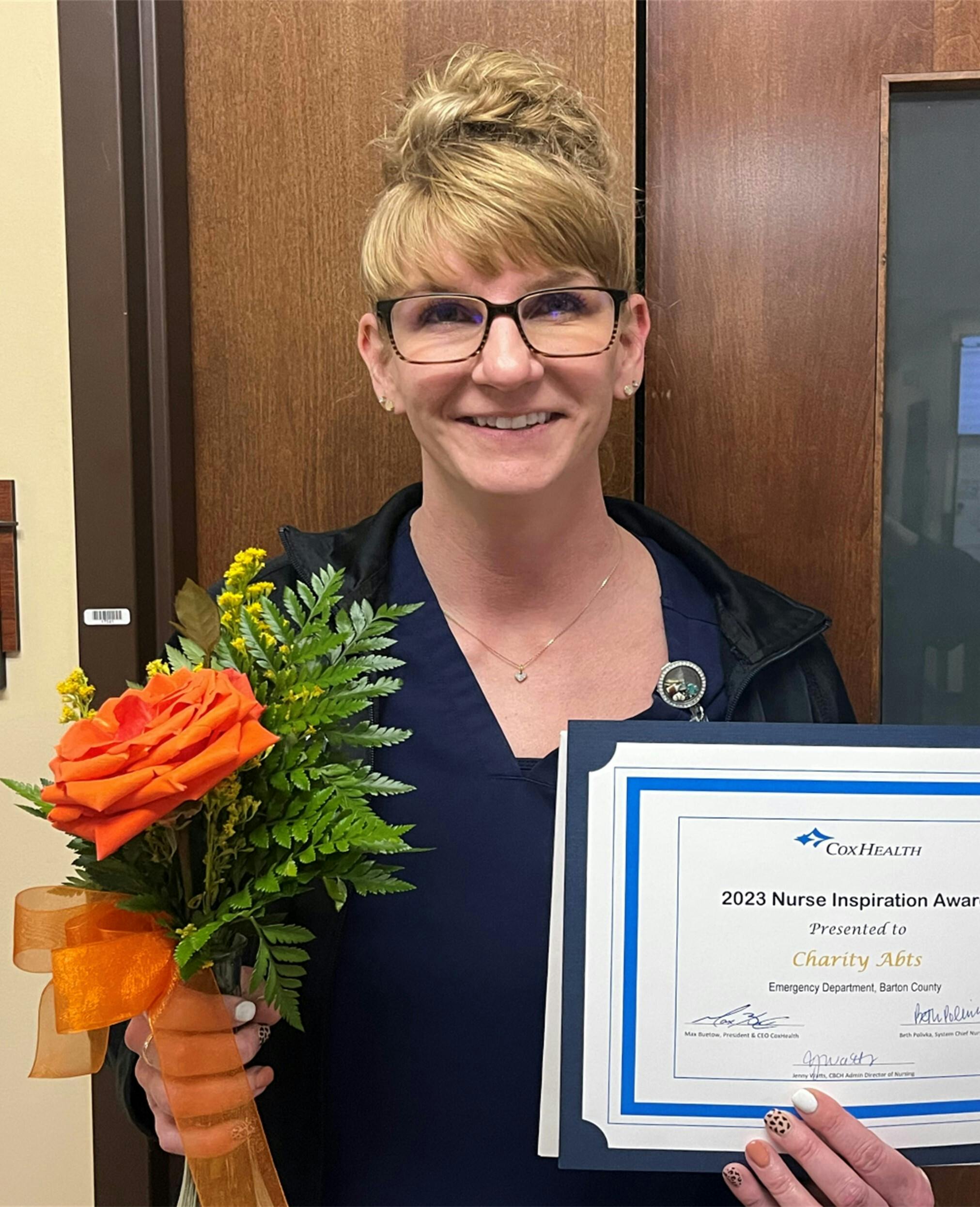 Charity Abts - Nurse Inspiration Award