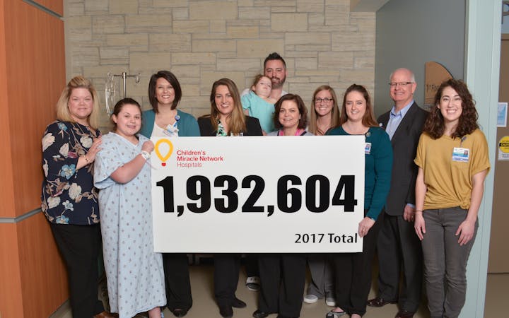 Friends of CMN at CoxHealth gather for a photo.