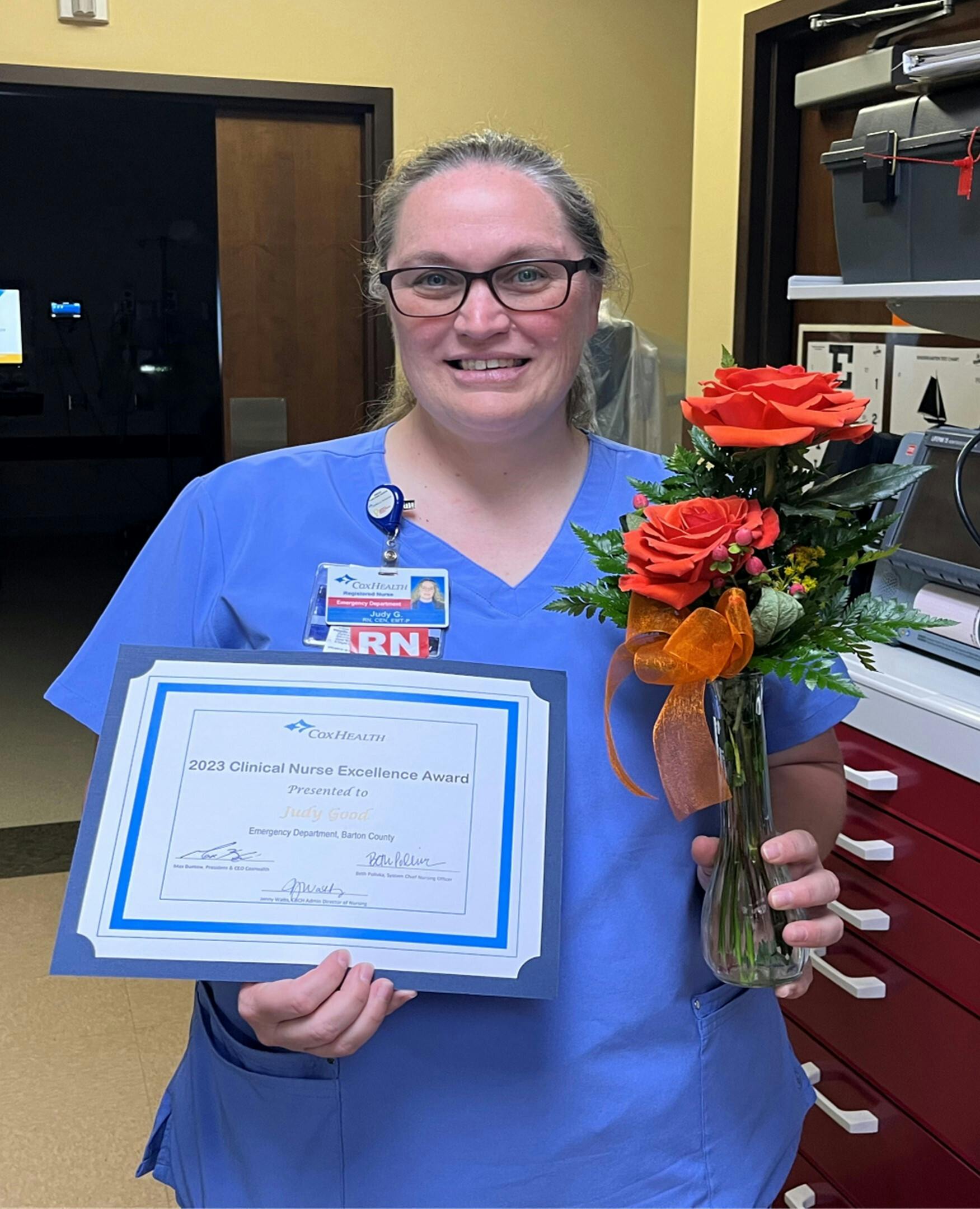 Judy Good - Clinical Nurse Excellence Award