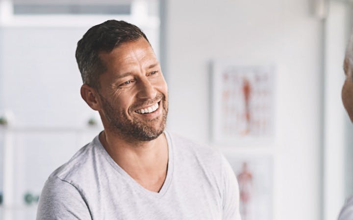 A patient ask his provider where to get flu shots at CoxHealth.