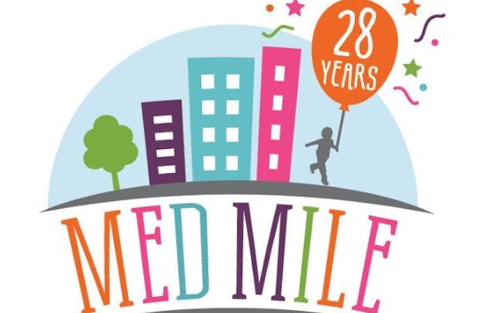 The image shows the logo for Med Mile.