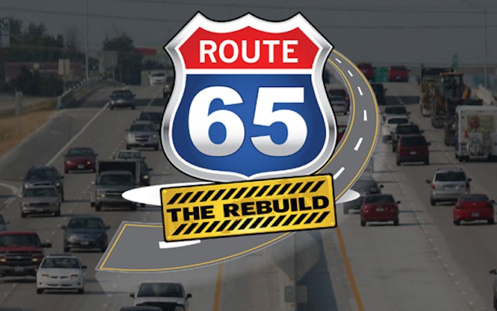 Route 65 rebuild logo